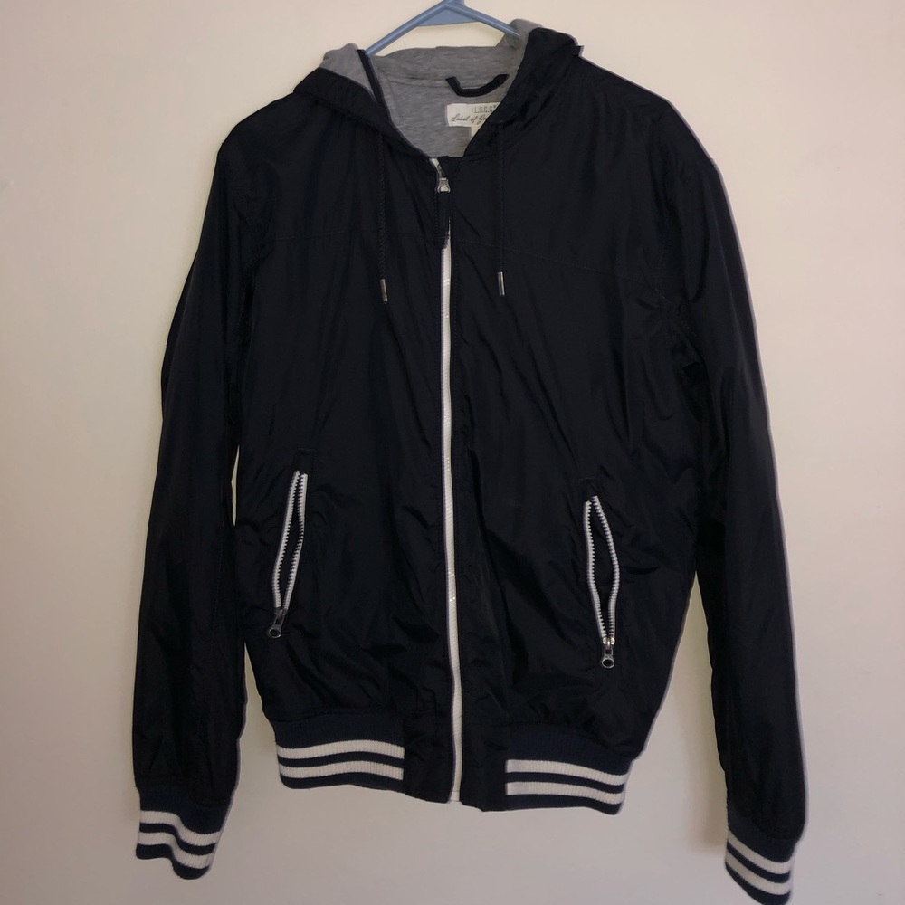 H&M varsity hooded jacket